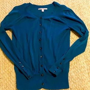 Old navy teal cardigan